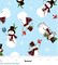 Benartex Christmas Jolly Snowmen on Light Blue 100% Cotton Fabric Price per Yard